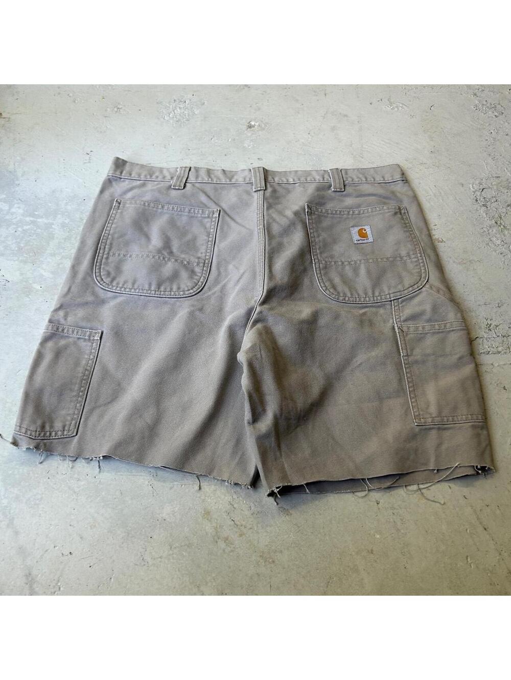 Vintage Carhartt Cut Off Khaki Work Shorts